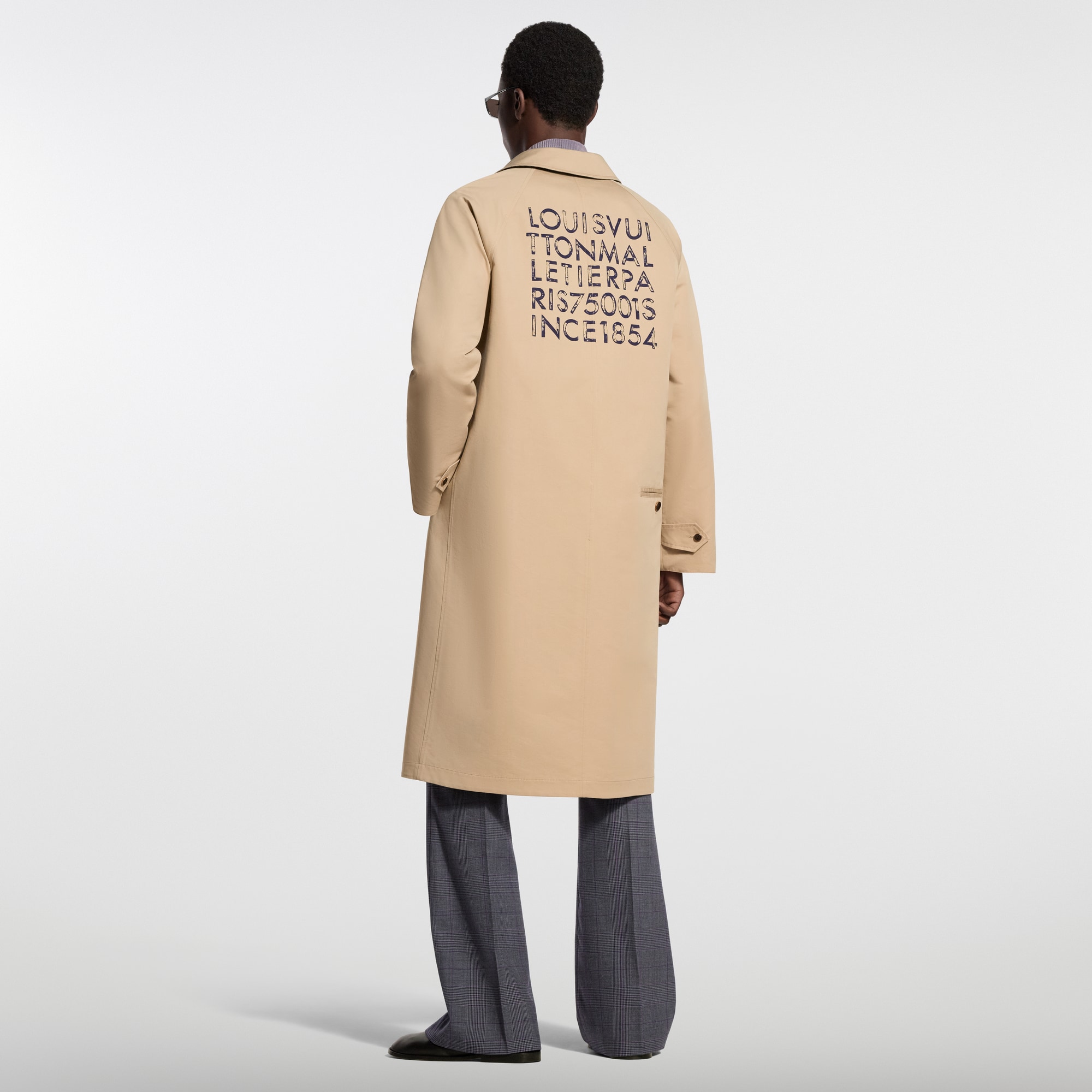 Reversible Cotton Silk Trench Coat - New - For Men | LOUIS VUITTON ®